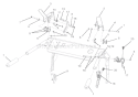 Controls Diagram and Parts List for 911413 000101-012999 Ariens Lawn Mower