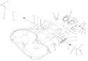 Transmission & Drive Diagram and Parts List for 911413 000101-012999 Ariens Lawn Mower