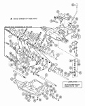 Transaxle Parts Diagram and Parts List for 935005 002915 Ariens Lawn Tractor