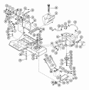 Fuel System & Electrical Components Diagram and Parts List for 935003 006184 Ariens Lawn Tractor
