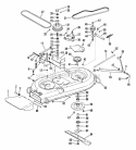 Rotary Mower 38" Diagram and Parts List for 935009 000101 Ariens Lawn Tractor