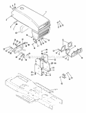 Hood And Dash Diagram and Parts List for 935005 004500 Ariens Lawn Tractor