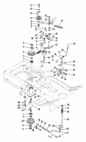 Power Take Off Diagram and Parts List for 935029 000101 Ariens Lawn Tractor