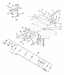 Clutch And Brake Diagram and Parts List for 935029 000101 Ariens Lawn Tractor