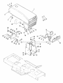 Hood And Dash Diagram and Parts List for 935029 000101 Ariens Lawn Tractor