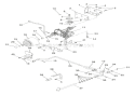 Rear Wheel & Hydro Drive Diagram and Parts List for 936034 000101 Ariens Lawn Tractor