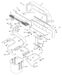 Part Location Diagram of 02724400 Ariens Grass Bagger Basket