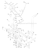 Page R Diagram and Parts List for 936005 000101 Ariens Lawn Tractor