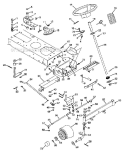 Page S Diagram and Parts List for 936005 000101 Ariens Lawn Tractor