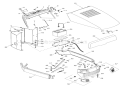 Hood & Dash Diagram and Parts List for 936002 000101 Ariens Lawn Tractor