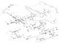 Hydro Speed Selector Diagram and Parts List for 936003 000101 Ariens Lawn Tractor