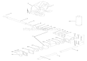 Gear Case (Model 836004) Diagram and Parts List for 936008 000101 Ariens Lawn Tractor