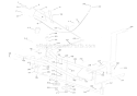 Sno-Thro Carriage & Frame (Model 836004) Diagram and Parts List for 936008 000101 Ariens Lawn Tractor