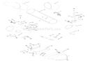 32" & 40" Bagger Vac W/Chute (Models 836002, 003) Diagram and Parts List for 936008 000101 Ariens Lawn Tractor
