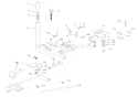 Attachment Lift Diagram and Parts List for 936008 000101 Ariens Lawn Tractor