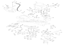 Engine & Belt Drive Diagram and Parts List for 936008 000101 Ariens Lawn Tractor
