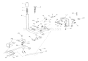 Attachment Lift Diagram and Parts List for 936013 000101 Ariens Lawn Tractor