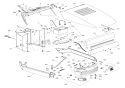 Hood & Dash Diagram and Parts List for 936013 000101 Ariens Lawn Tractor