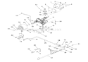 Rear Wheel & Hydro Drive Diagram and Parts List for 936330 000101 Ariens Lawn Tractor