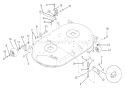 Part Location Diagram of 01585100 Ariens Bracket, Roller Bracket Adjust
