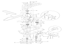 42" Mower Spindle Diagram and Parts List for 936319 000101 Ariens Lawn Tractor