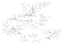Rear Wheel & Hydro Drive Diagram and Parts List for 936316 000101 Ariens Lawn Tractor