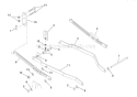 Part Location Diagram of 01587451 Ariens Rear Hanger Left Hand