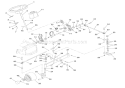 Steering Diagram and Parts List for 936330 000101 Ariens Lawn Tractor