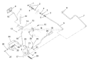 Clutch & Brake - Hydro Diagram and Parts List for 936330 000101 Ariens Lawn Tractor