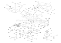 Engine, Fuel Tank & Belt Drive Diagram and Parts List for 936330 000101 Ariens Lawn Tractor