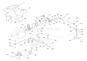 Steering Diagram and Parts List for 936036 000101 Ariens Lawn Tractor