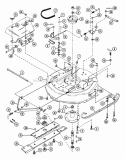 Mower 32" Diagram and Parts List for 935004 000901 Ariens Lawn Tractor