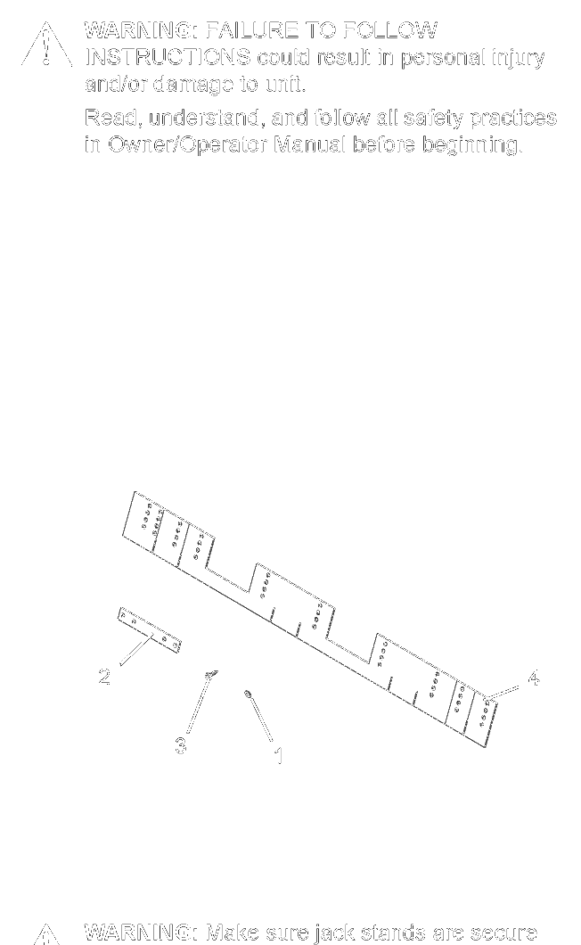 100 Series Xdz Striper Kit Diagram and Parts List for 791005-100  Ariens Lawn Mower