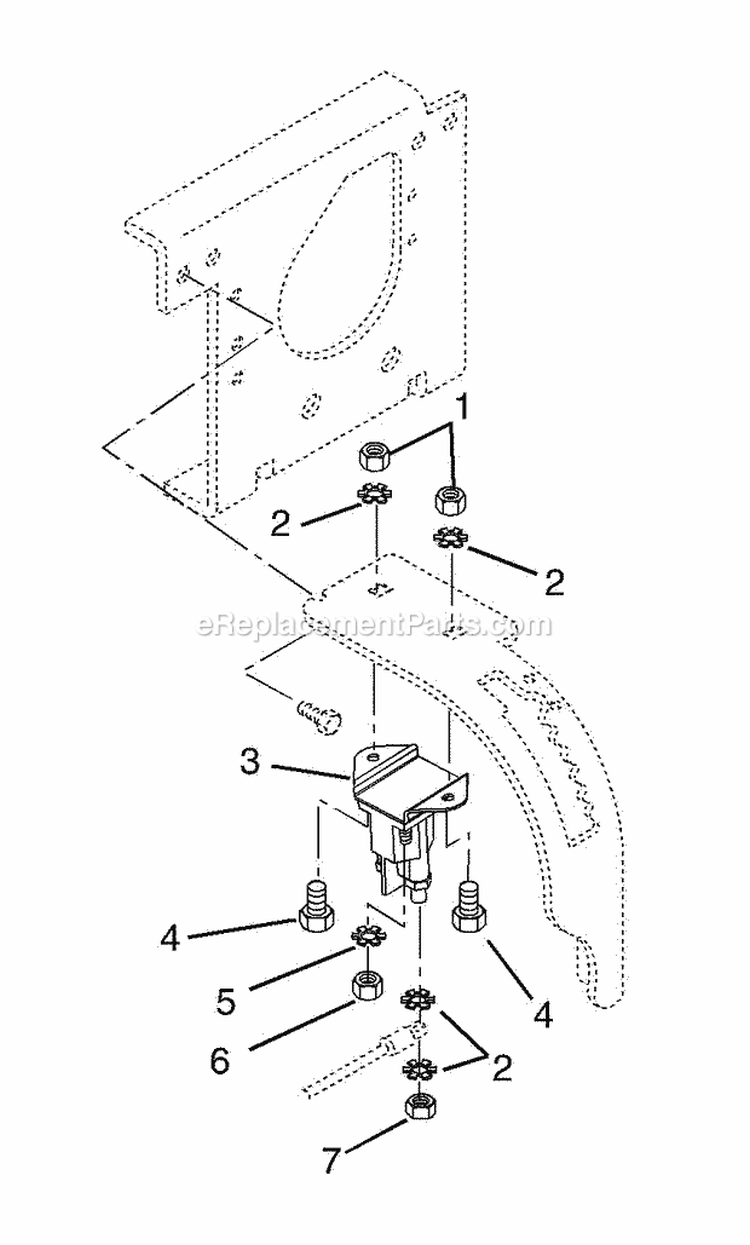 Solenoid Diagram and Parts List for 927053 000101 Ariens Lawn Tractor