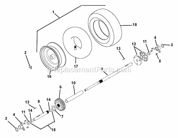 Speed Selector And Frame Diagram and Parts List for 926301 002001 Ariens Snow Blower