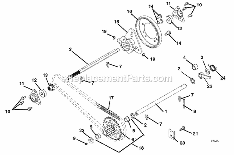 Handlebars And Controls Diagram and Parts List for 926028 000101 Ariens Snow Blower