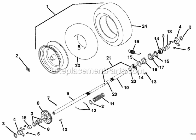 Speed Selector And Frame Diagram and Parts List for 926302 002501 Ariens Snow Blower