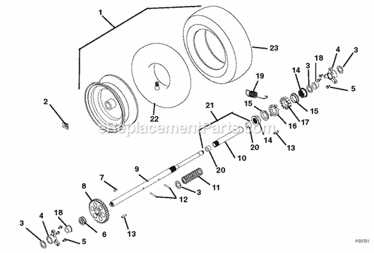 Speed Selector And Frame Diagram and Parts List for 926027 000101 Ariens Snow Blower
