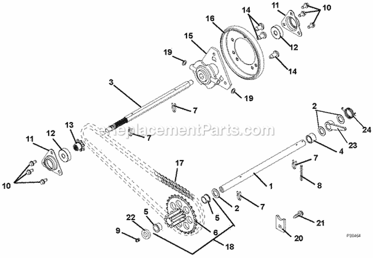 Handlebars And Controls Diagram and Parts List for 926022 000101 Ariens Snow Blower