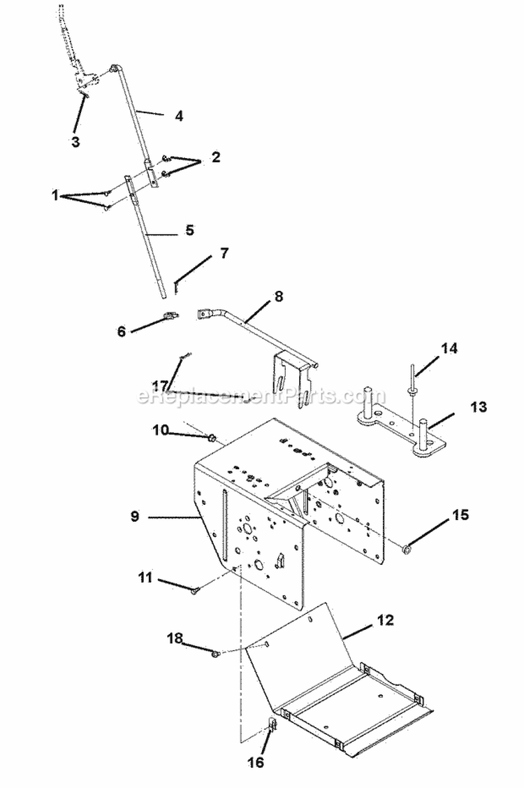 Reduction Drive Diagram and Parts List for 926022 000101 Ariens Snow Blower
