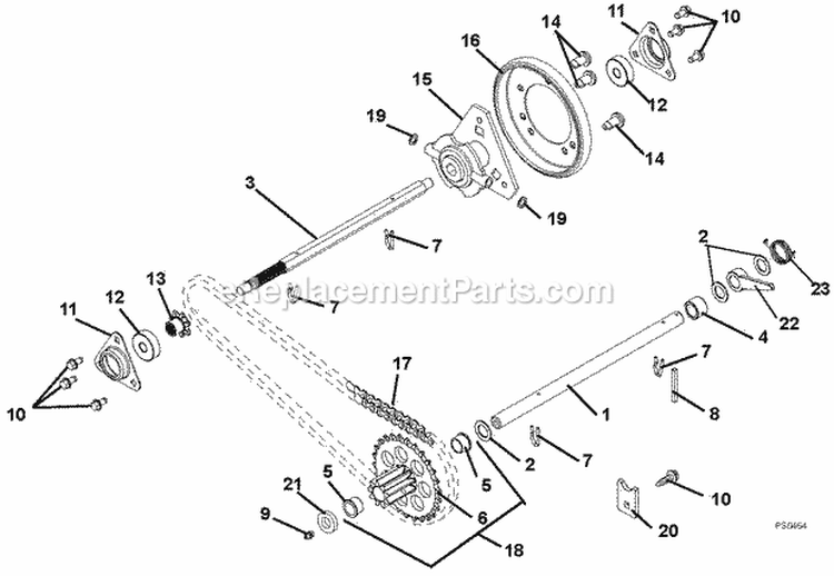 Handlebars And Controls Diagram and Parts List for 926310 001001 Ariens Snow Blower