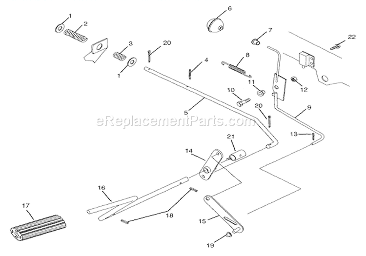 Clutch & Brake - Hydro Diagram and Parts List for 936010 000101 Ariens Lawn Tractor