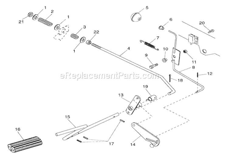 Clutch & Brake - Hydro Diagram and Parts List for 936013 000101 Ariens Lawn Tractor