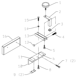 Part Location Diagram of 1350295S Biesemeyer SCREW