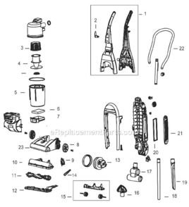 Part Location Diagram of B-203-1099 Bissell Dust Brush Combo Tool