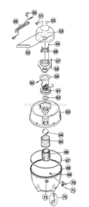 Page A Diagram and Parts List for 1630-5  Bissell Carpet Cleaner
