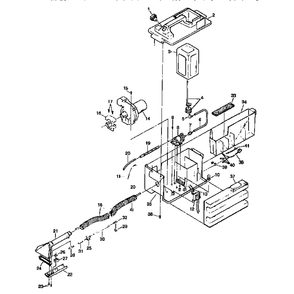 Clean Machine Diagram and Parts List for 1653 1995 Bissell Steamer