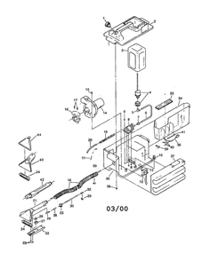Power Steamer Diagram and Parts List for 1653-4  Bissell Upright Vacuum