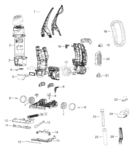 Part Location Diagram of B-27W81 Bissell Febreez Filter