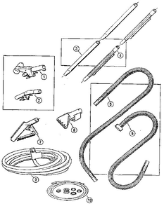 Universal Parts Diagram and Parts List for 1640-4  Bissell Carpet Cleaner